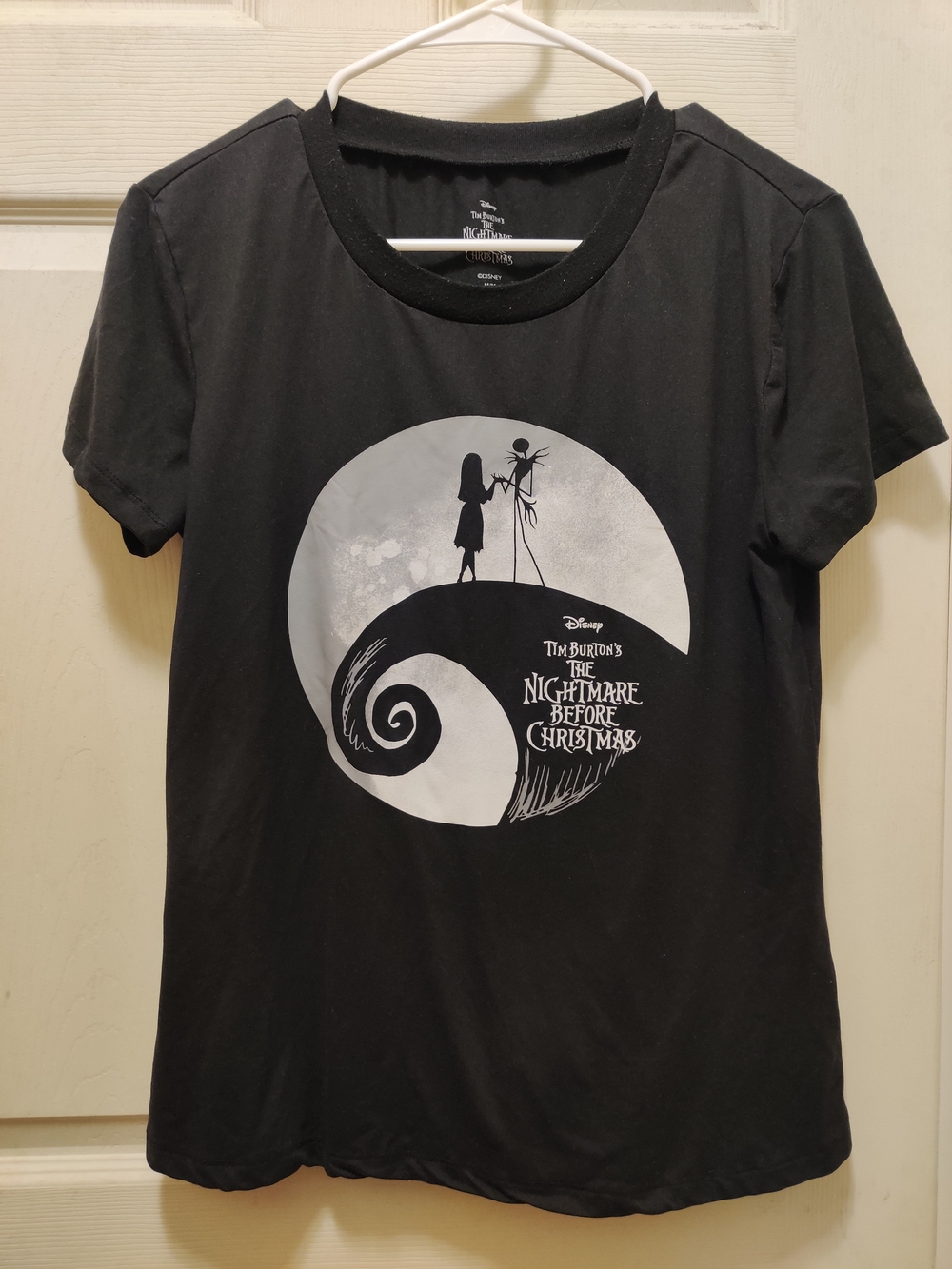 Disney Black The Nightmare Before Christmas Graphic Tee